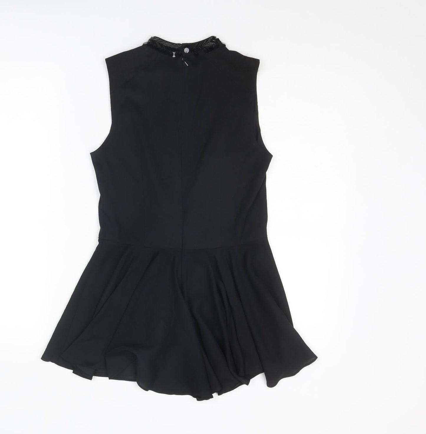 Womens UK Size 6 Coast Black Basic Tank
