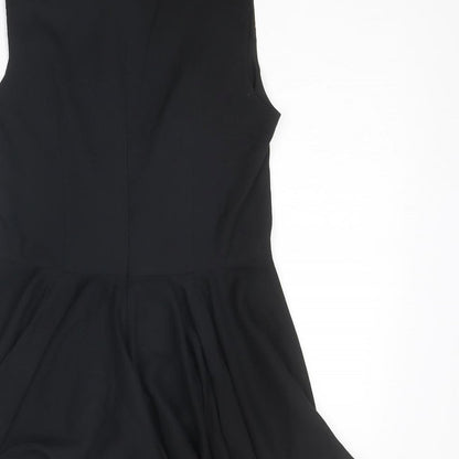 Womens UK Size 6 Coast Black Basic Tank