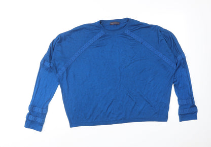 Womens UK Size L Marks and Spencer Blue Pullover Jumper