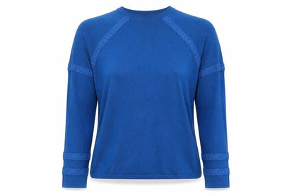 Womens UK Size L Marks and Spencer Blue Pullover Jumper