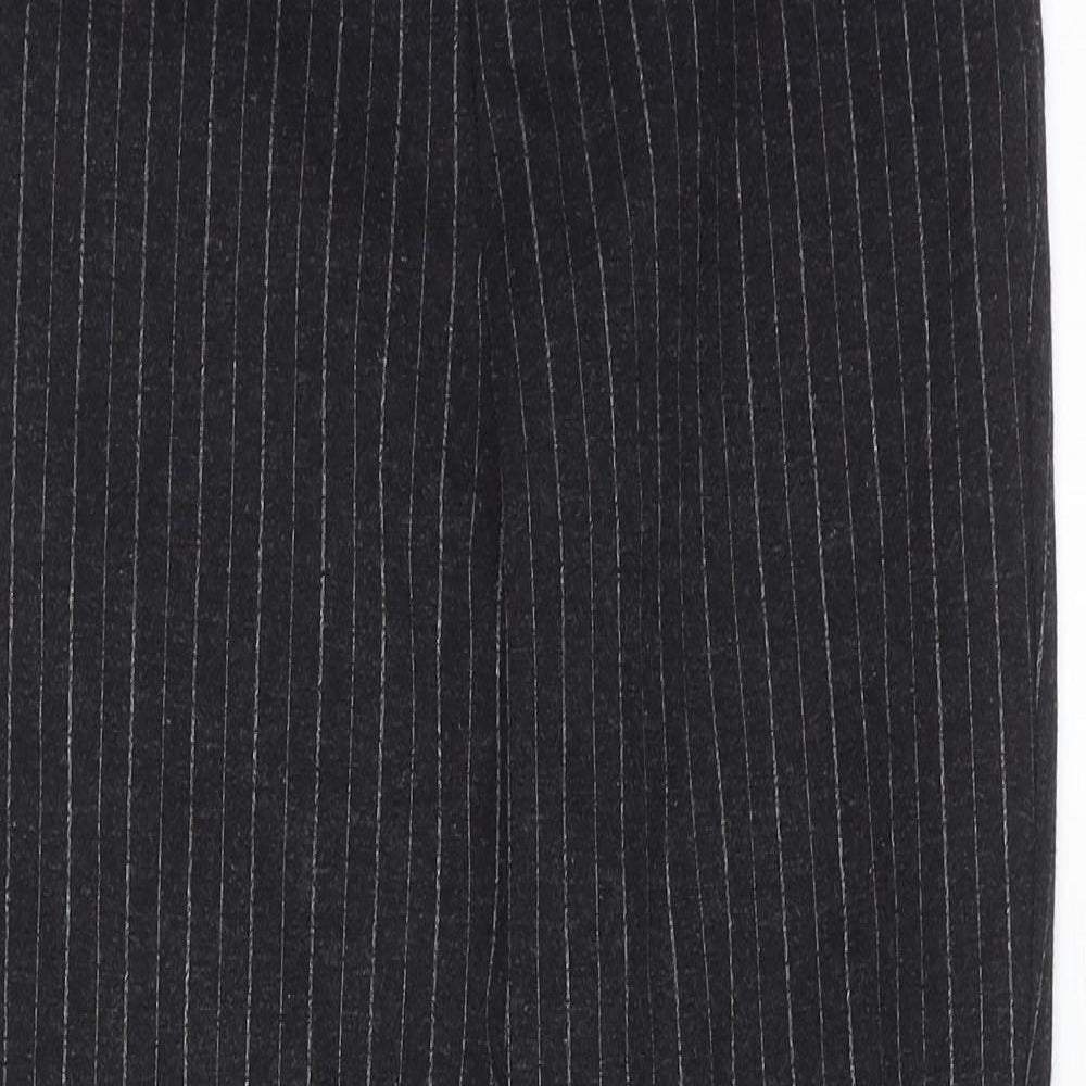 Womens UK Size S Marks and Spencer Regular Fit Carrot Grey Trousers