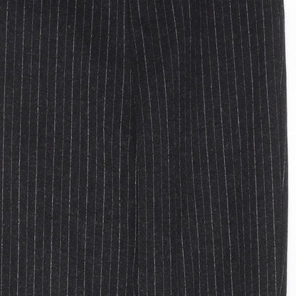 Womens UK Size S Marks and Spencer Regular Fit Carrot Grey Trousers