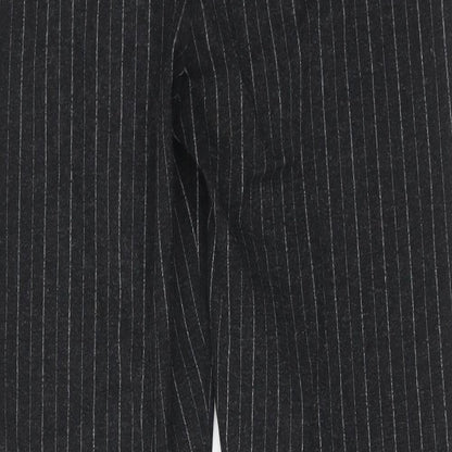 Womens UK Size S Marks and Spencer Regular Fit Carrot Grey Trousers