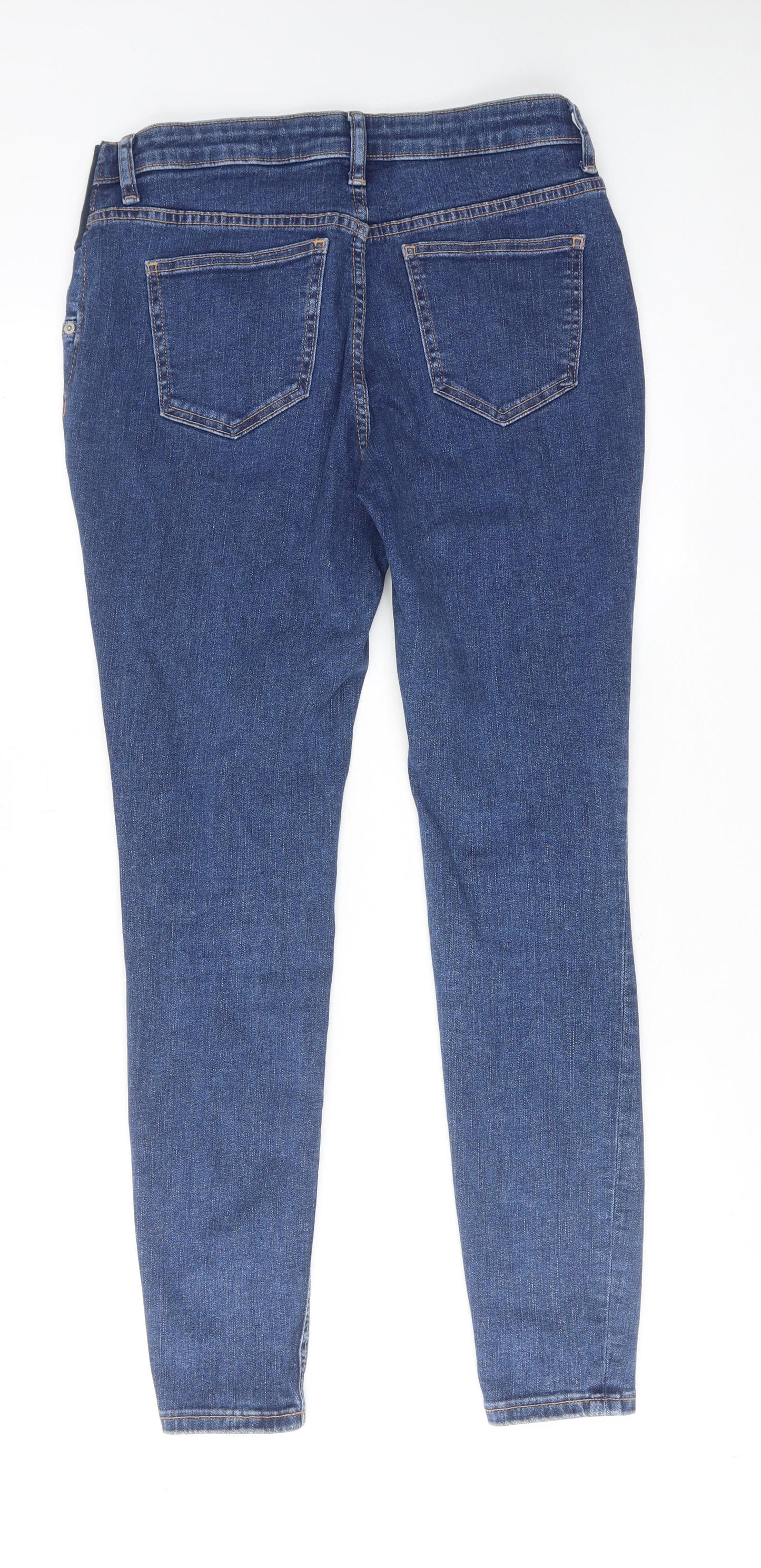 ASOS Womens Blue Cotton Skinny Jeans Size 10 Regular