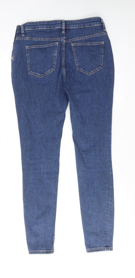 ASOS Womens Blue Cotton Skinny Jeans Size 10 Regular