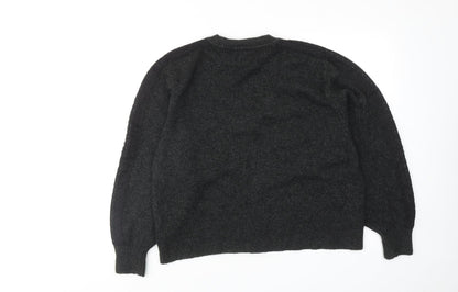 Womens UK Size S Zara Grey Pullover Jumper