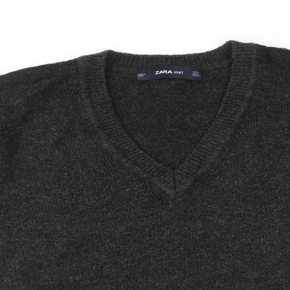 Womens UK Size S Zara Grey Pullover Jumper