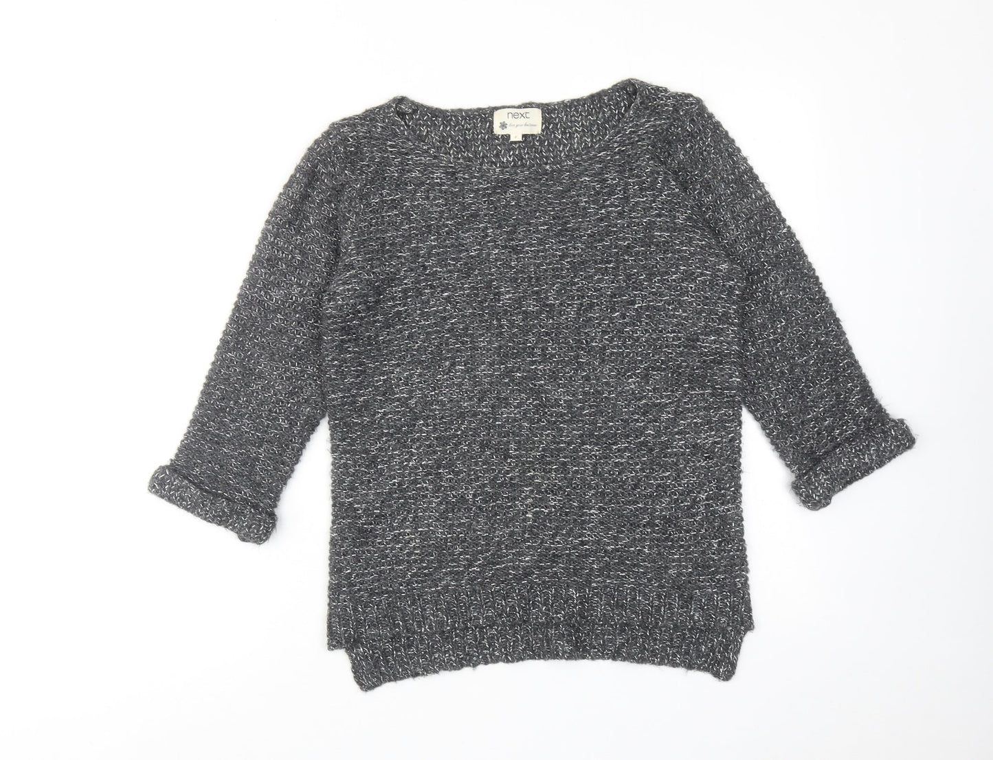 Womens UK Size 6 NEXT Grey Pullover Jumper