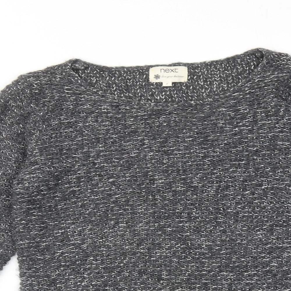 Womens UK Size 6 NEXT Grey Pullover Jumper