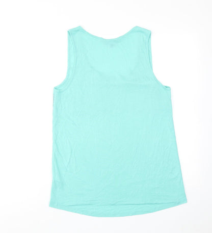 Womens UK Size 12 Warehouse Blue Basic Tank