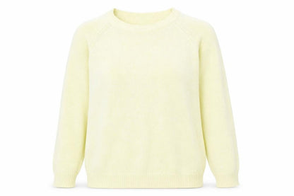 Womens UK Size M Joie De Vivre Yellow Pullover Jumper