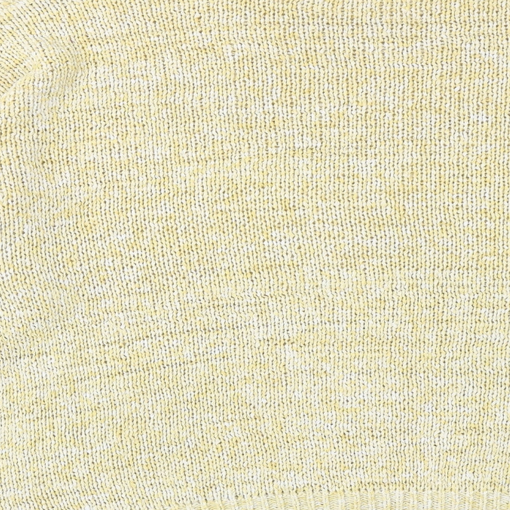 Womens UK Size XL Marks and Spencer Yellow Pullover Jumper