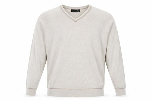 Mens UK Size XL BHS Beige Pullover Jumper