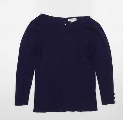 Womens UK Size 10 Monsoon Blue Pullover Jumper