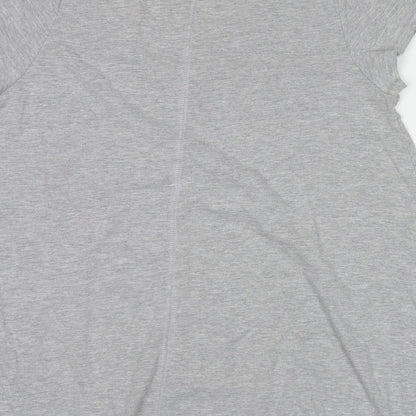 Womens UK Size 14 New Look Grey Basic T-Shirt
