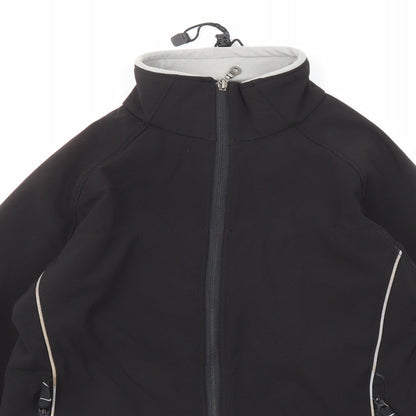 Clique Womens Black Windbreaker Jacket Size 8 Zip