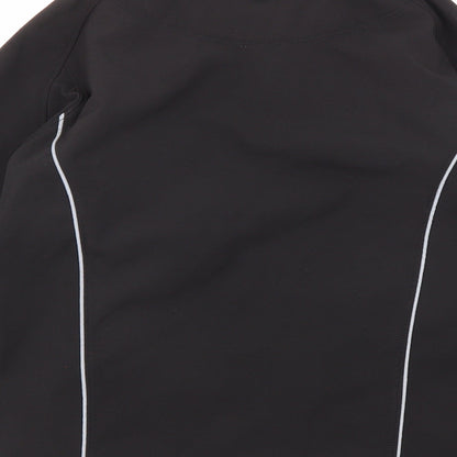 Clique Womens Black Windbreaker Jacket Size 8 Zip