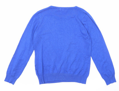 Womens UK Size S Paramour Blue Pullover Jumper