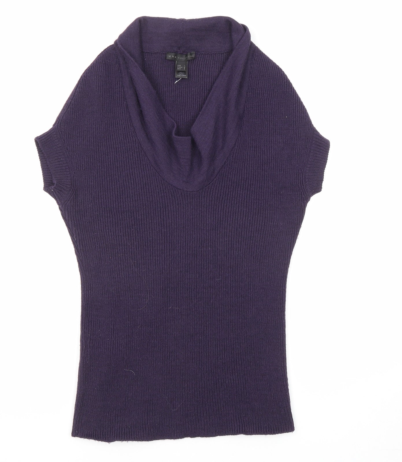 Womens UK Size L Mango Purple Pullover Jumper