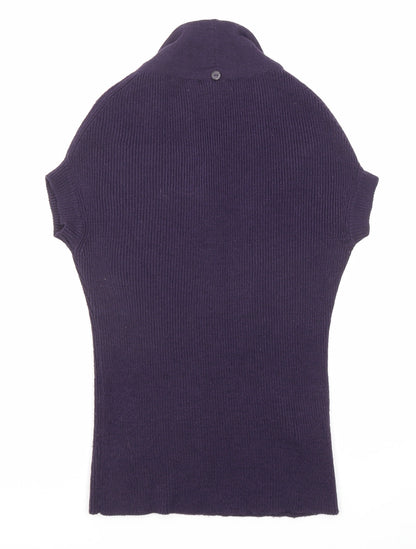 Womens UK Size L Mango Purple Pullover Jumper