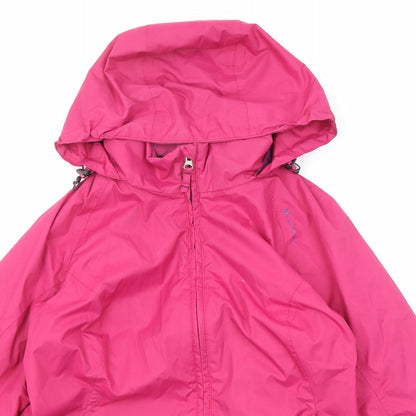 Womens UK Size S Quechua Pink Windbreaker Coat
