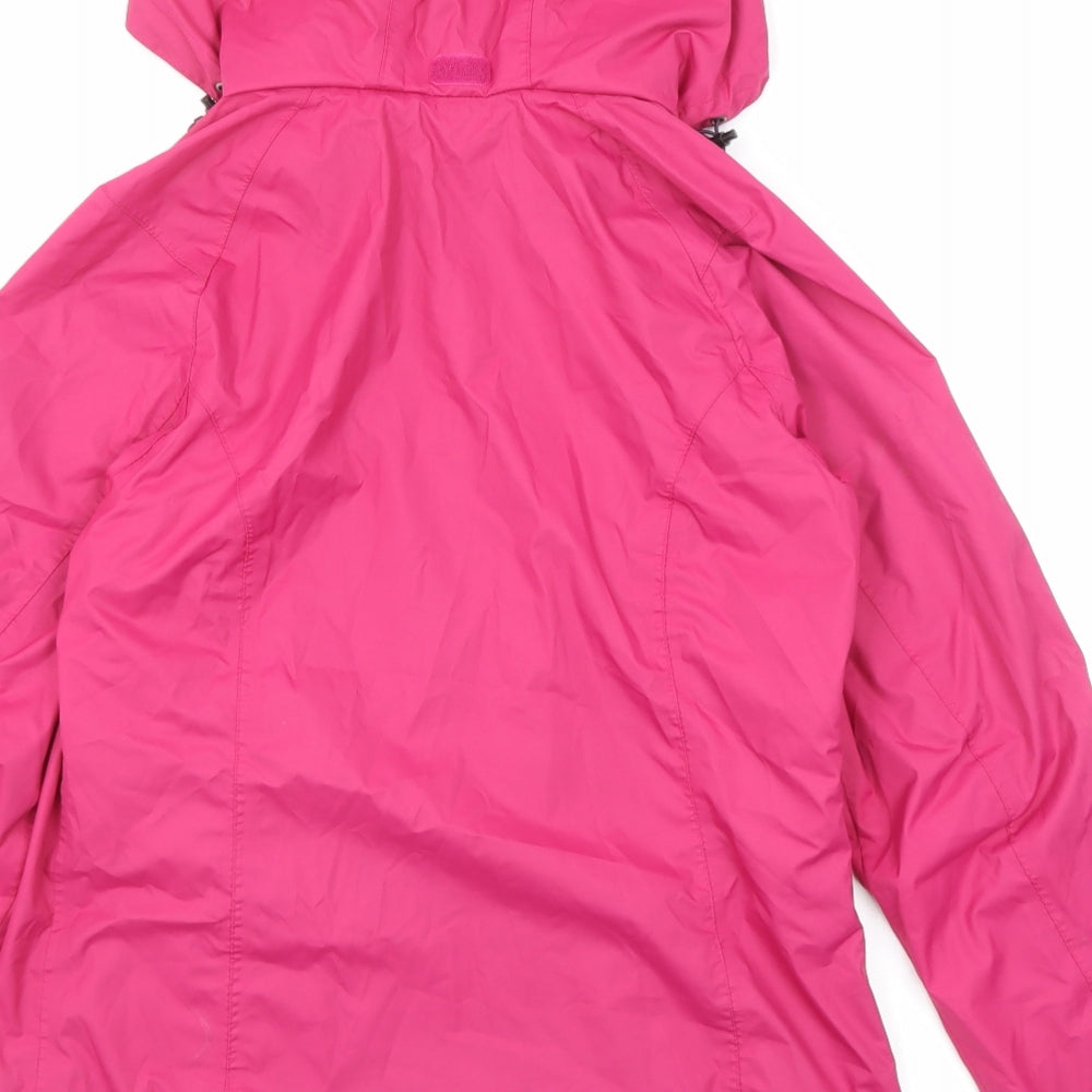 Womens UK Size S Quechua Pink Windbreaker Coat