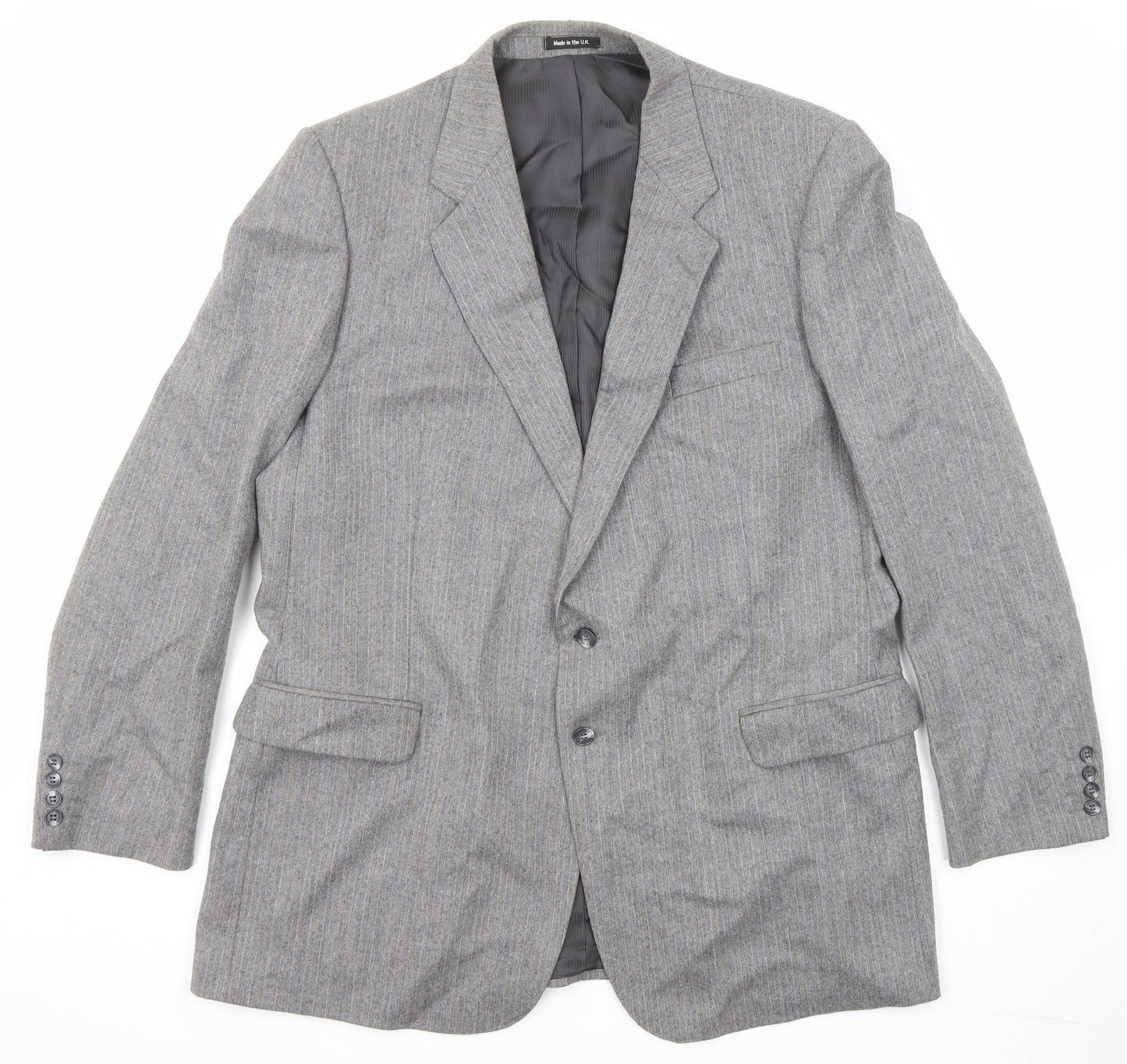 Mens UK Size 46 St Michael Regular Grey Suit Jacket