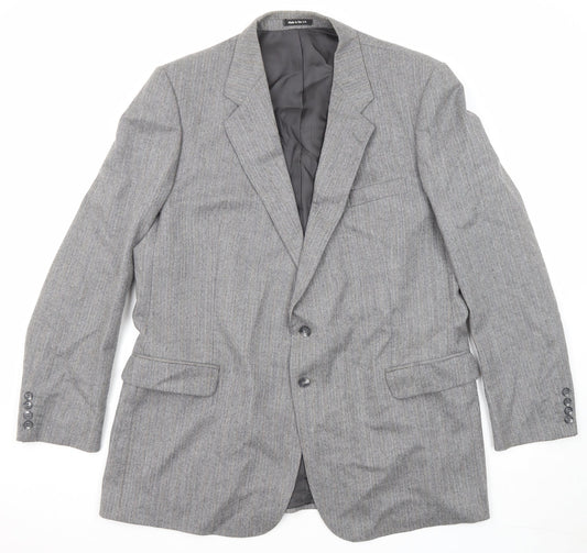 Mens UK Size 46 St Michael Regular Grey Suit Jacket
