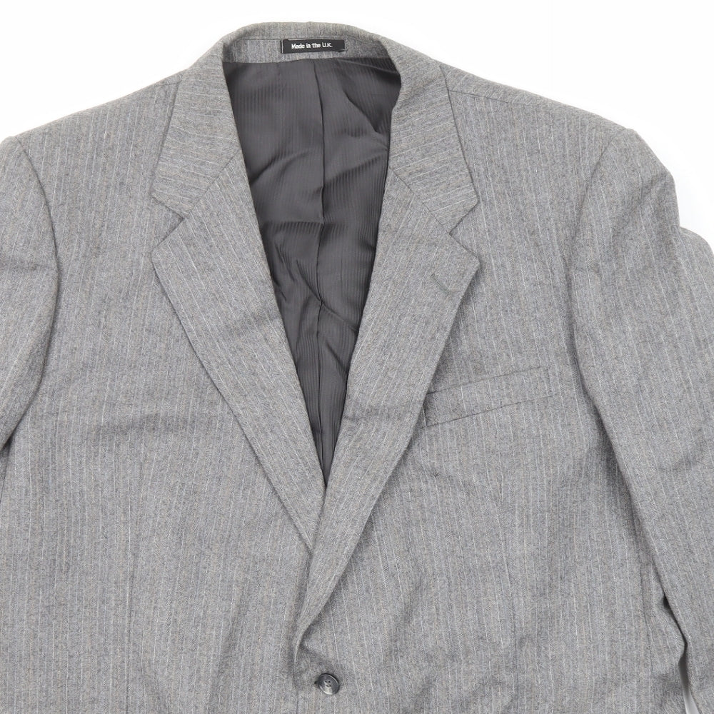 Mens UK Size 46 St Michael Regular Grey Suit Jacket