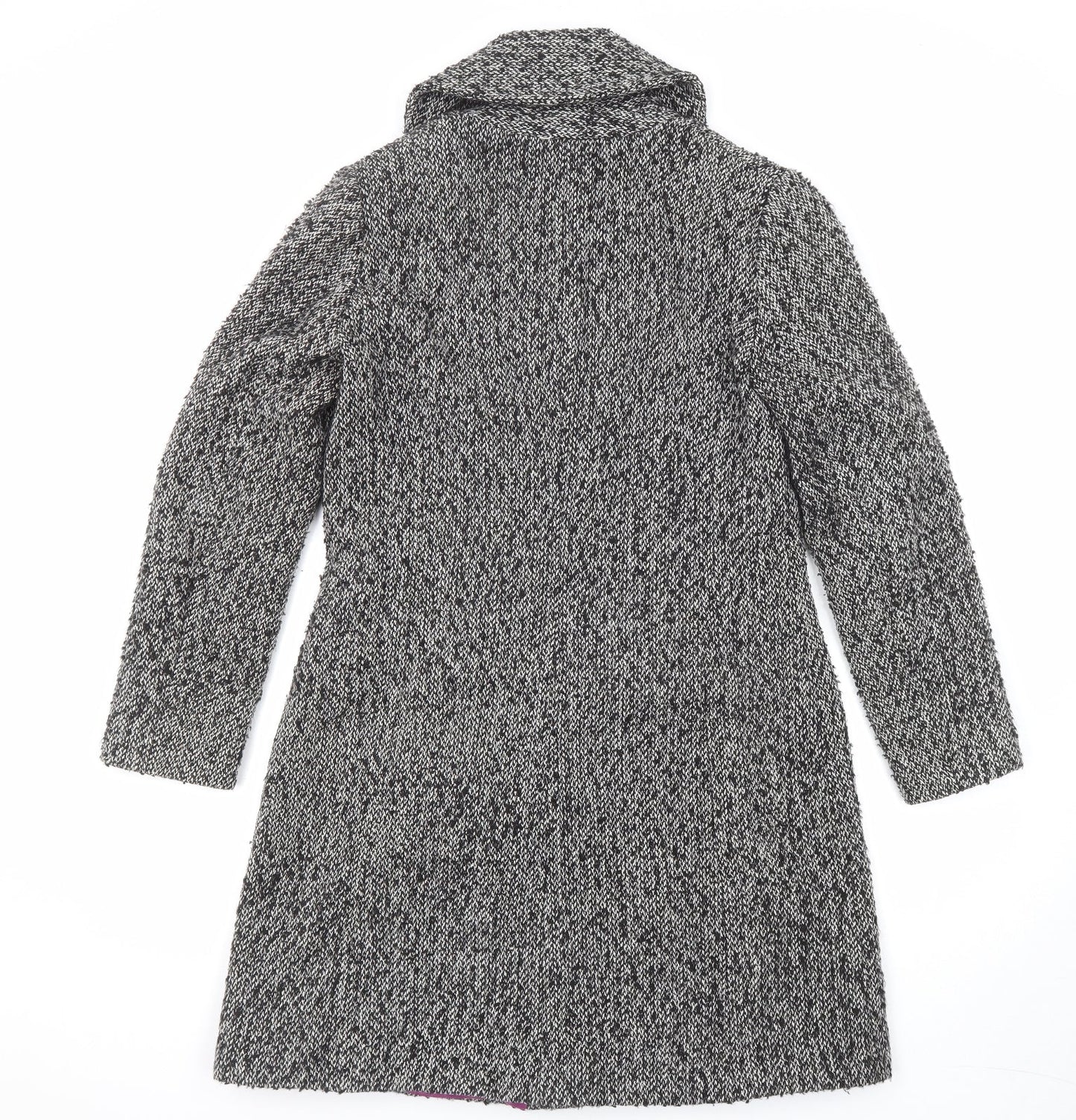 Womens UK Size 10 Per Una Black Overcoat