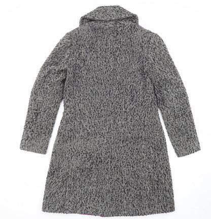 Womens UK Size 10 Per Una Black Overcoat