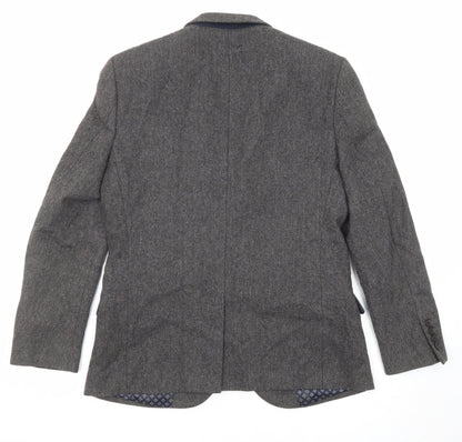Mens UK Size 40 NEXT Regular Grey Suit Jacket