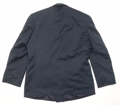 Mens UK Size 40 Marks and Spencer Regular Blue Suit Jacket