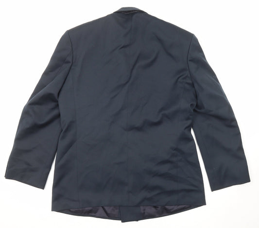 Mens UK Size 40 Marks and Spencer Regular Blue Suit Jacket