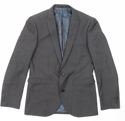 Mens UK Size 38 NEXT Regular Grey Suit Jacket