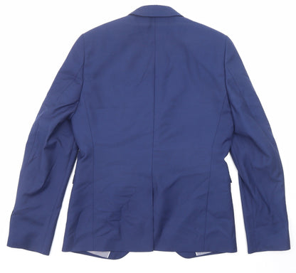 Mens UK Size 38 Burton Regular Blue Suit Jacket