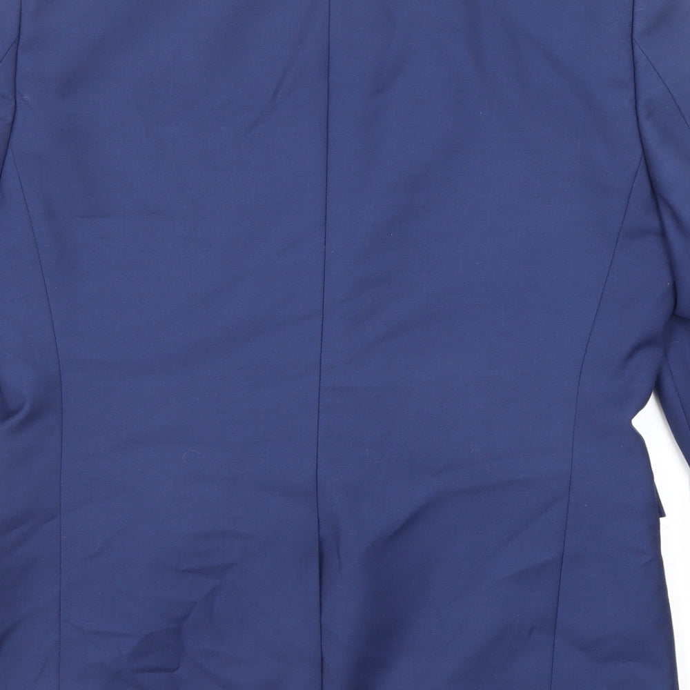 Mens UK Size 38 Burton Regular Blue Suit Jacket