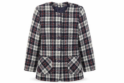 Womens UK Size 14 Debenhams Multicoloured Pea Coat