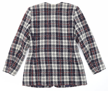 Womens UK Size 14 Debenhams Multicoloured Pea Coat