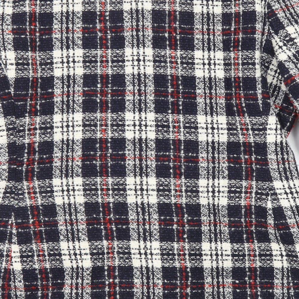 Womens UK Size 14 Debenhams Multicoloured Pea Coat