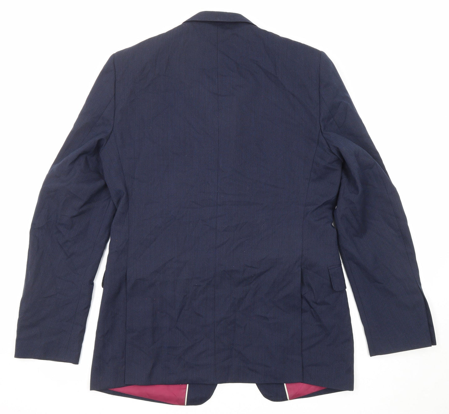 Mens UK Size 40 Marks and Spencer Regular Blue Suit Jacket