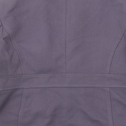 Womens UK Size 14 Marks and Spencer Purple Pea Coat