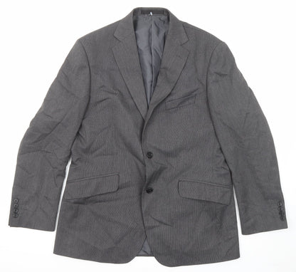 Mens UK Size 40 Marks and Spencer Regular Grey Suit Jacket