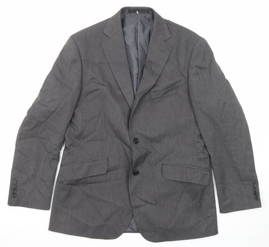 Mens UK Size 40 Marks and Spencer Regular Grey Suit Jacket