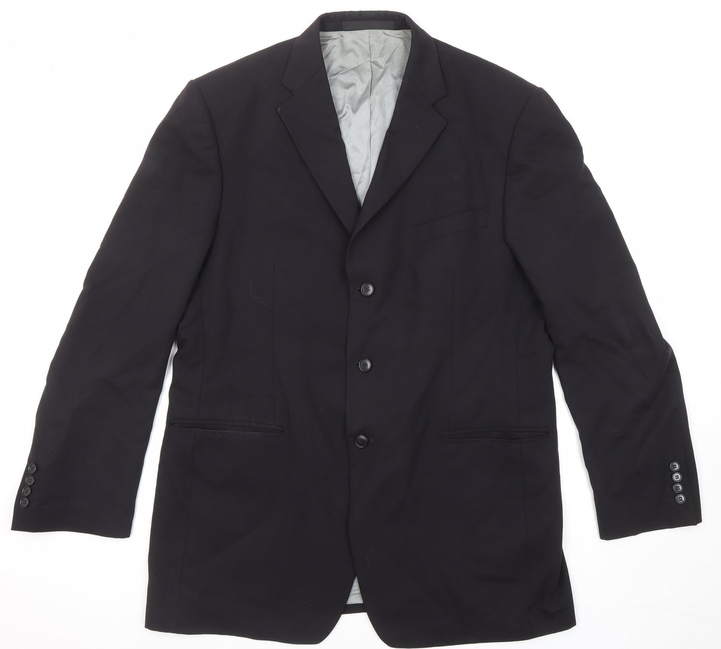 Mens UK Size 42 Marks and Spencer Regular Black Suit Jacket