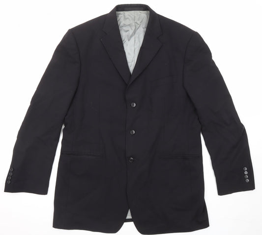 Mens UK Size 42 Marks and Spencer Regular Black Suit Jacket