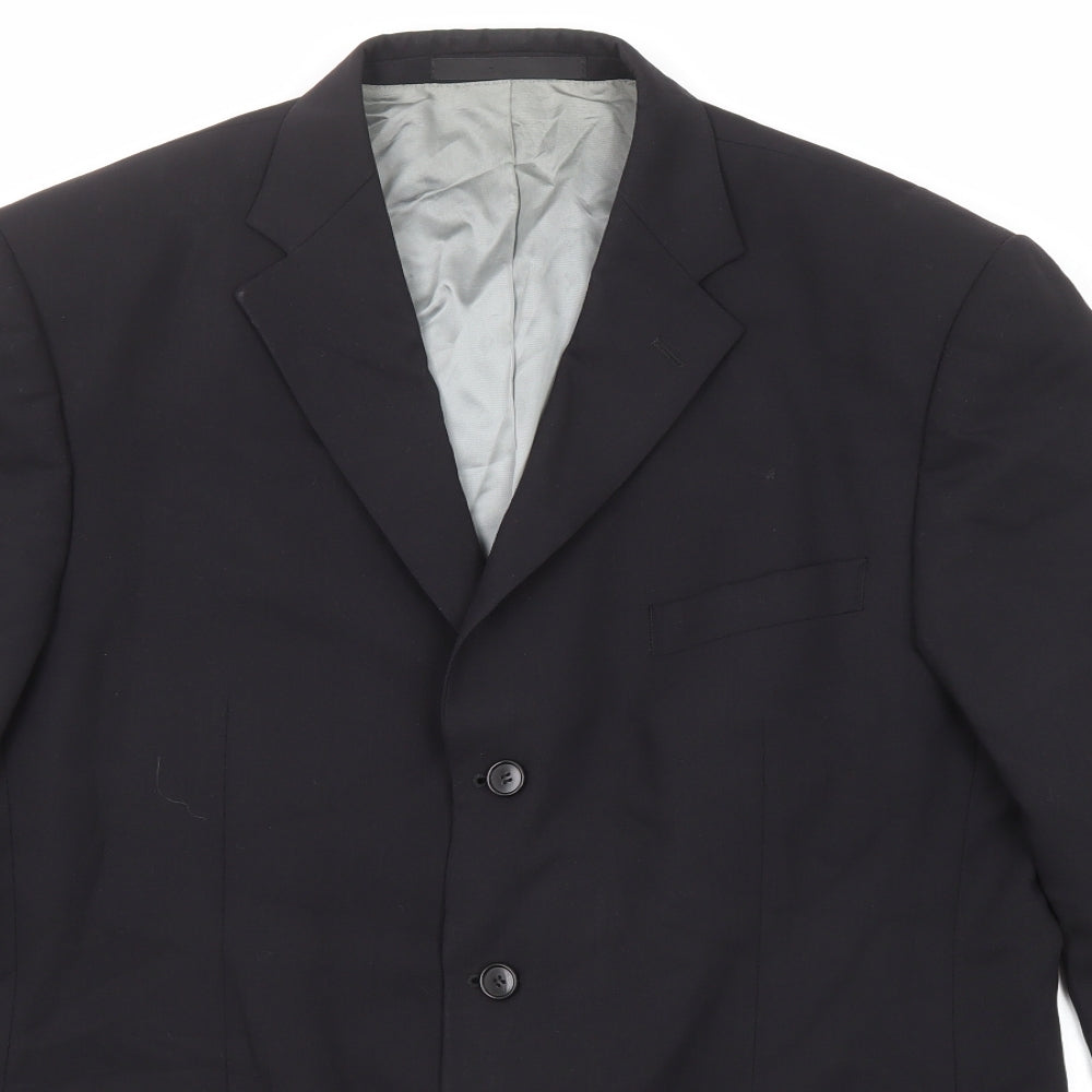 Mens UK Size 42 Marks and Spencer Regular Black Suit Jacket