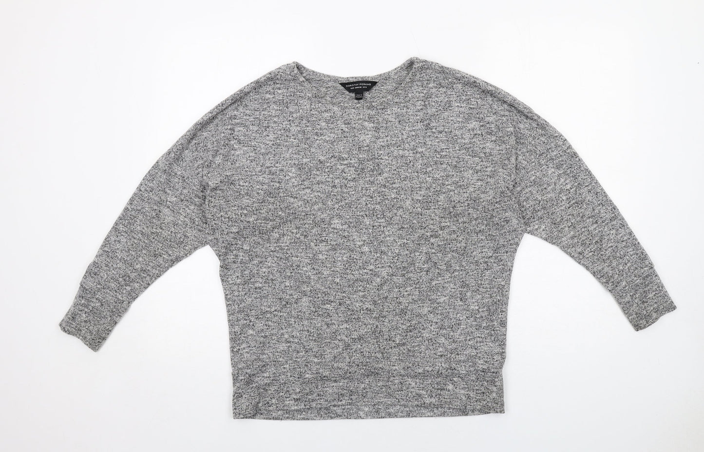 Womens UK Size 10 Dorothy Perkins Grey Pullover Jumper