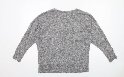 Womens UK Size 10 Dorothy Perkins Grey Pullover Jumper
