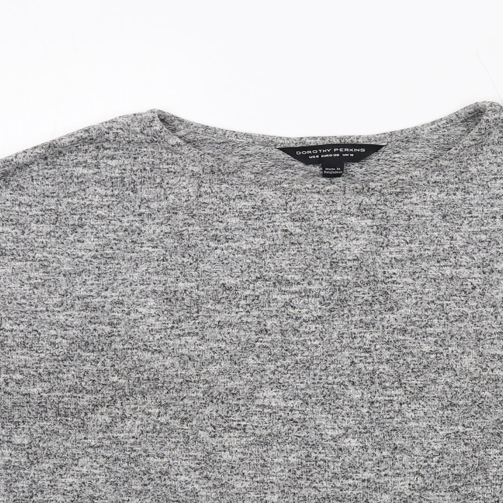 Womens UK Size 10 Dorothy Perkins Grey Pullover Jumper